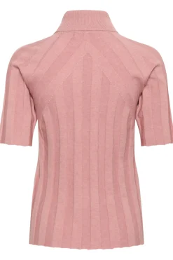 Inwear naisten neulepusero NikolaiW Kellsie SS Pullover, Ash Rose Melange