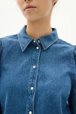 Inwear naisten paita, BALLARIZIW SHIRT Blue Denim
