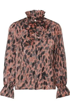 Inwear naisten paitapusero GRACIEIW PRINTED BLOUSE, Rose Painted Dot