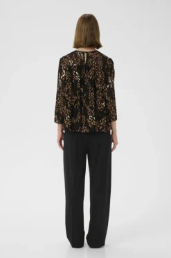 Inwear naisten pusero, AVERIEIW BLOUSE Leonora Black