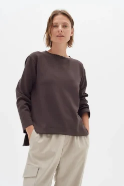 Inwear Naisten Pusero, GINCENTIW CREWNECK Chocolate Brown