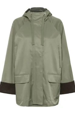 Inwear naisten takki GracelynnIW Hooded Jacket, vihreä