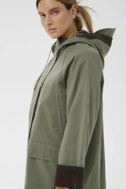 Inwear naisten takki GracelynnIW Hooded Jacket, vihreä