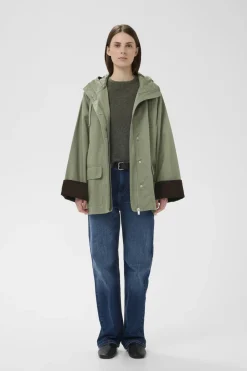 Inwear naisten takki GracelynnIW Hooded Jacket, vihreä