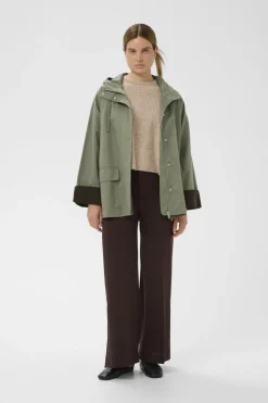 Inwear naisten takki GracelynnIW Hooded Jacket, vihreä