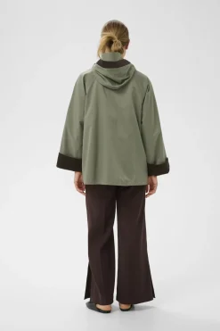 Inwear naisten takki GracelynnIW Hooded Jacket, vihreä