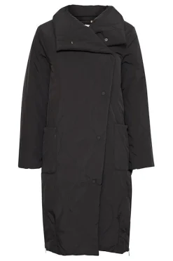 Inwear Naisten Talvitakki, LEIGANIW LONG COAT Black