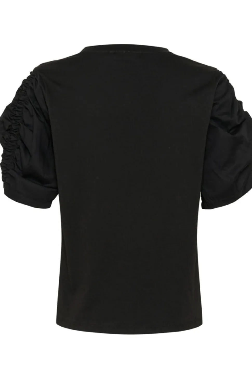 Inwear naisten t-paita, K-PAYANA WOVEN TRIM T-SHIRT Black