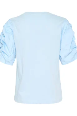 Inwear naisten t-paita, K-PAYANA WOVEN TRIM T-SHIRT Windsurfer