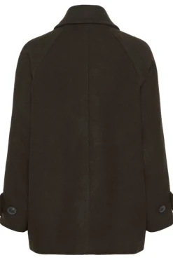 Inwear naisten villakangastakki THORAIW MINONA COAT, Chocolate Brown