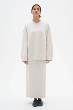 Inwear Naisten Väljä Collegepaita, AIDA SWEATSHIRT Luonnonvalkoinen