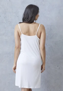 Isay naisten alusmekko, GRITT SHORT UNDERDRESS Luonnonvalkoinen