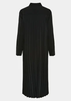 Isay naisten mekko FRIDA PLEAT DRESS, musta