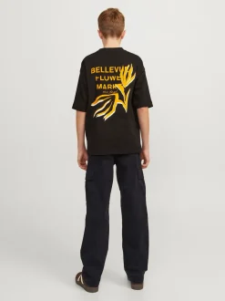 Jack and jones housut, JPSTKANE HARLOW CARGO Musta