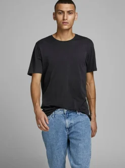 Jack and Jones JJEORGANIC BASIC TEE SS O-NECK Musta