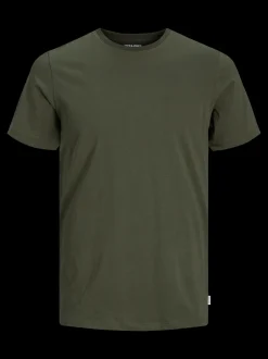 Jack and Jones JJEORGANIC BASIC TEE SS O-NECK Olive Night
