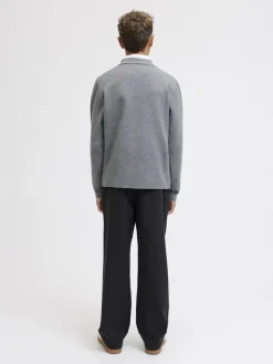 Jack and Jones Junior housut JPSTBILL BAMFORD PLEATED CHINO JNR, musta