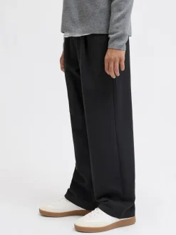 Jack and Jones Junior housut JPSTBILL BAMFORD PLEATED CHINO JNR, musta