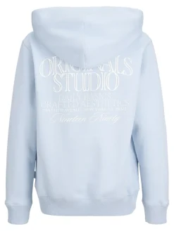 Jack and Jones junior huppari, JORGRAND MIDTOWN SWEAT HOOD JNR VAALEANSININEN
