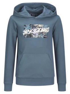 Jack and jones junior huppari, JJHAWAI SHAPE SWEAT HOOD Sininen