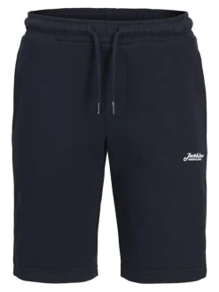 Jack and Jones junior shortsit, JPSTGORDON JJBEAU SWEAT SHORTS Tummansininen