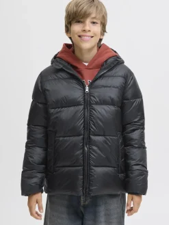 Jack and Jones junior takki, JORNORREBRO PUFFER JACKET JNR Musta