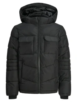 Jack and jones junior talvitakki, JJBUILD PUFFER JNR Musta