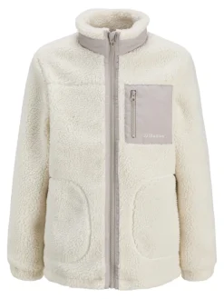 Jack and jones junior teddytakki, JJESOHO TEDDY JACKET JNR Beige