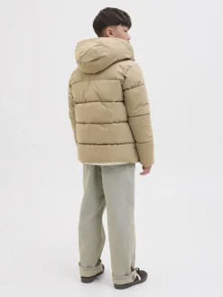 Jack and jones junior toppatakki, JJGLOBAL PUFFER JACKET JNR Beige