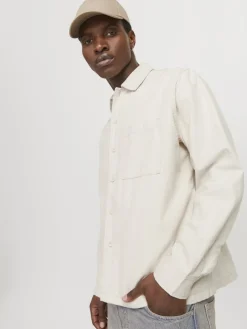 Jack and Jones miestan päällyspaita, JJEURBAN EDGE OVERSHIRT LS SN Moonbeam