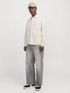 Jack and Jones miestan päällyspaita, JJEURBAN EDGE OVERSHIRT LS SN Moonbeam