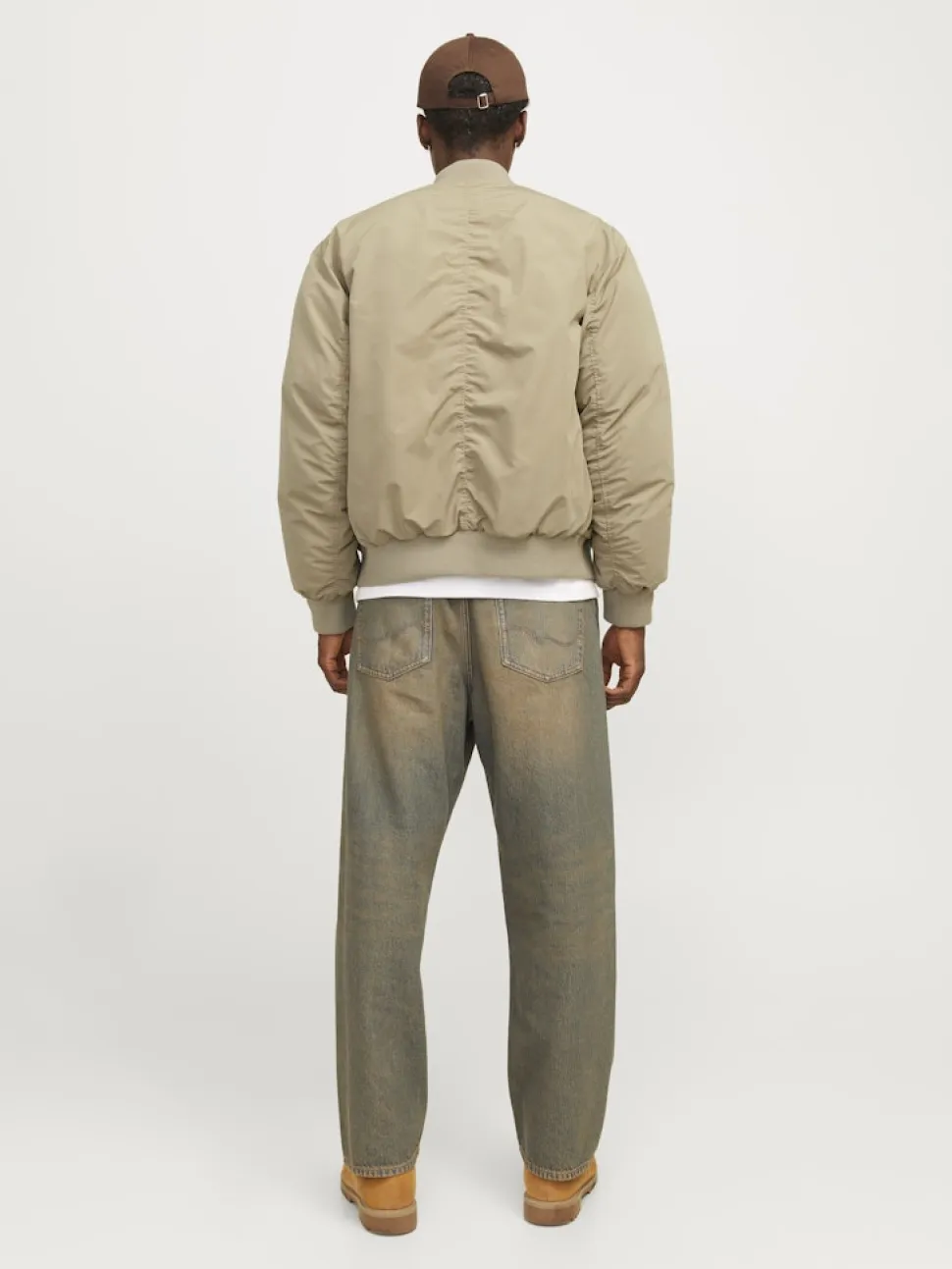 Jack and Jones miesten bombertakki, JCOKINETIC SOFT UTILITY BOMBER LN Honey Gold