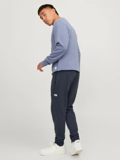 Jack and Jones Miesten Collegehousut JJIWILL JJAIR SWEAT PANTS Dark Navy