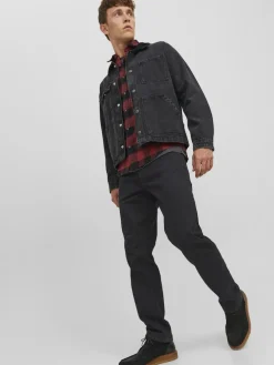 Jack and Jones miesten farkut, JJICLARK JJEVAN GE 598 Black