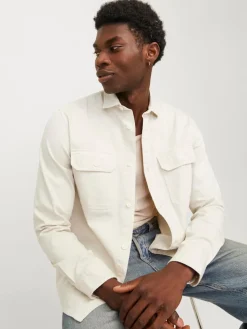 Jack and Jones miesten farkkupaita, JJETRAVIS SHIRT LS Moonbeam