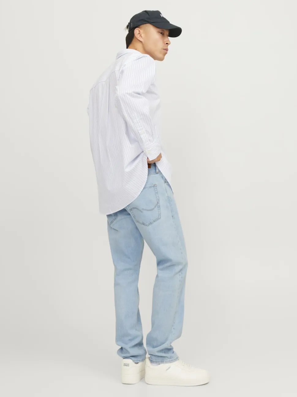 Jack and Jones miesten farkut, JJIMIKE JJORIGINAL SBD 516 Blue Denim