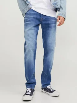 Jack and Jones Miesten Farkut, Mike Jjoriginal Jos 411 Blue Denim