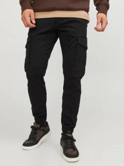 Jack and Jones Miesten Reisitaskuhousut JJIPAUL JJFLAKE AKM 542 Black