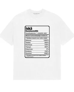 Jack and Jones miesten t-paita Dad Tee SS Crew Neck, valkoinen
