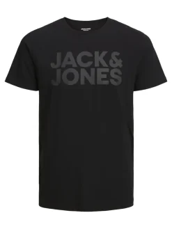 Jack and Jones Miesten T-Paita, JJECORP LOGO TEE SS O-NECK NOOS Black
