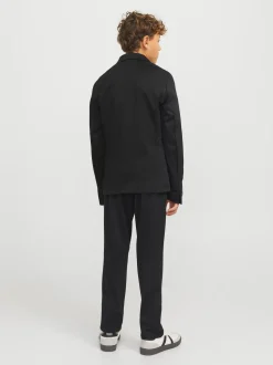 JACK&JONES JUNIOR lasten puvunhousut, JJEJAXON JERSEY TROUSER NOOS JNR Musta