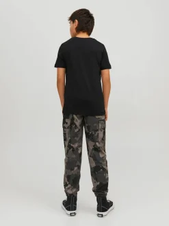 JACK&JONES JUNIOR t-paita, JJEORGANIC BASIC TEE SS O-NECK Musta