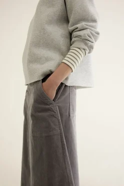 JcSophie naisten collegepusero Kaffir sweater, vaaleanharmaa