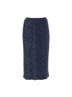 JCSOPHIE naisten hame, EVAN SKIRT Tummansininen