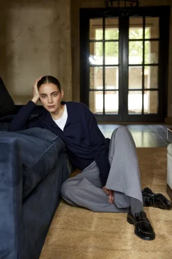 JcSophie naisten neulepusero Kolkata sweater, tummansininen