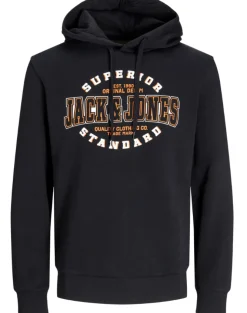 JJELOGO SWEAT HOOD 2 COL 24/25 NOOS Black