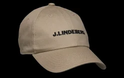 J.Lindeberg miesten lippis, ELIJAH COTTON LOGO CAP Beige