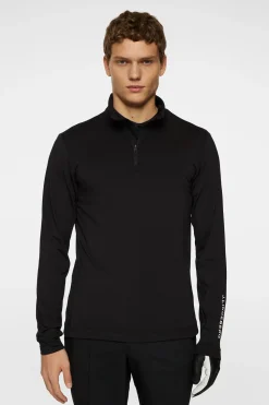 J.Lindeberg miesten paita, TOUR TECH MID LAYER NOS GOLF Musta