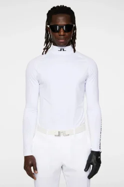 J.Lindeberg miesten paita, AELLO SOFT COMPRESSION GOLF Valkoinen