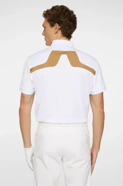 J.Lindeberg miesten pikeepaita, KV POLO NOS GOLF Valkoinen